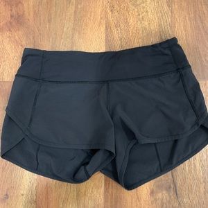 lululemon speed shorts
